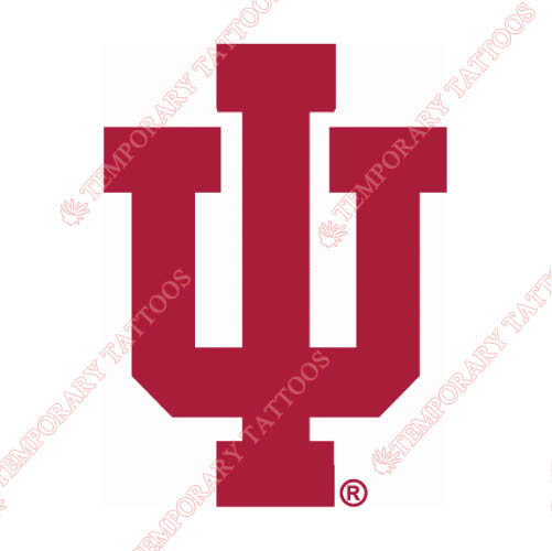 Indiana Hoosiers Customize Temporary Tattoos Stickers NO.4629